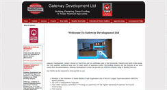 Desktop Screenshot of gatewaydevelopment.co.uk